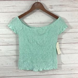 Eye Candy Jrs Cropped Cap Sleeve Tube Style Top XL